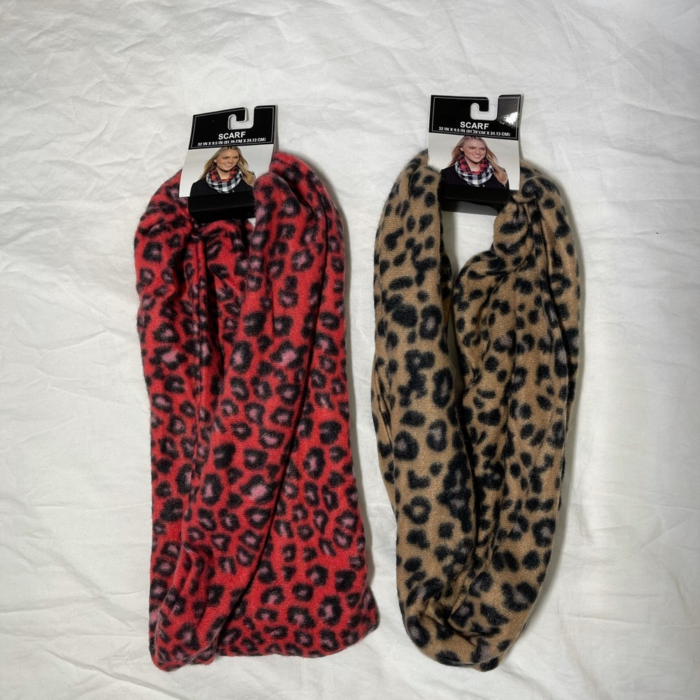 Cheetah Print Scarves
